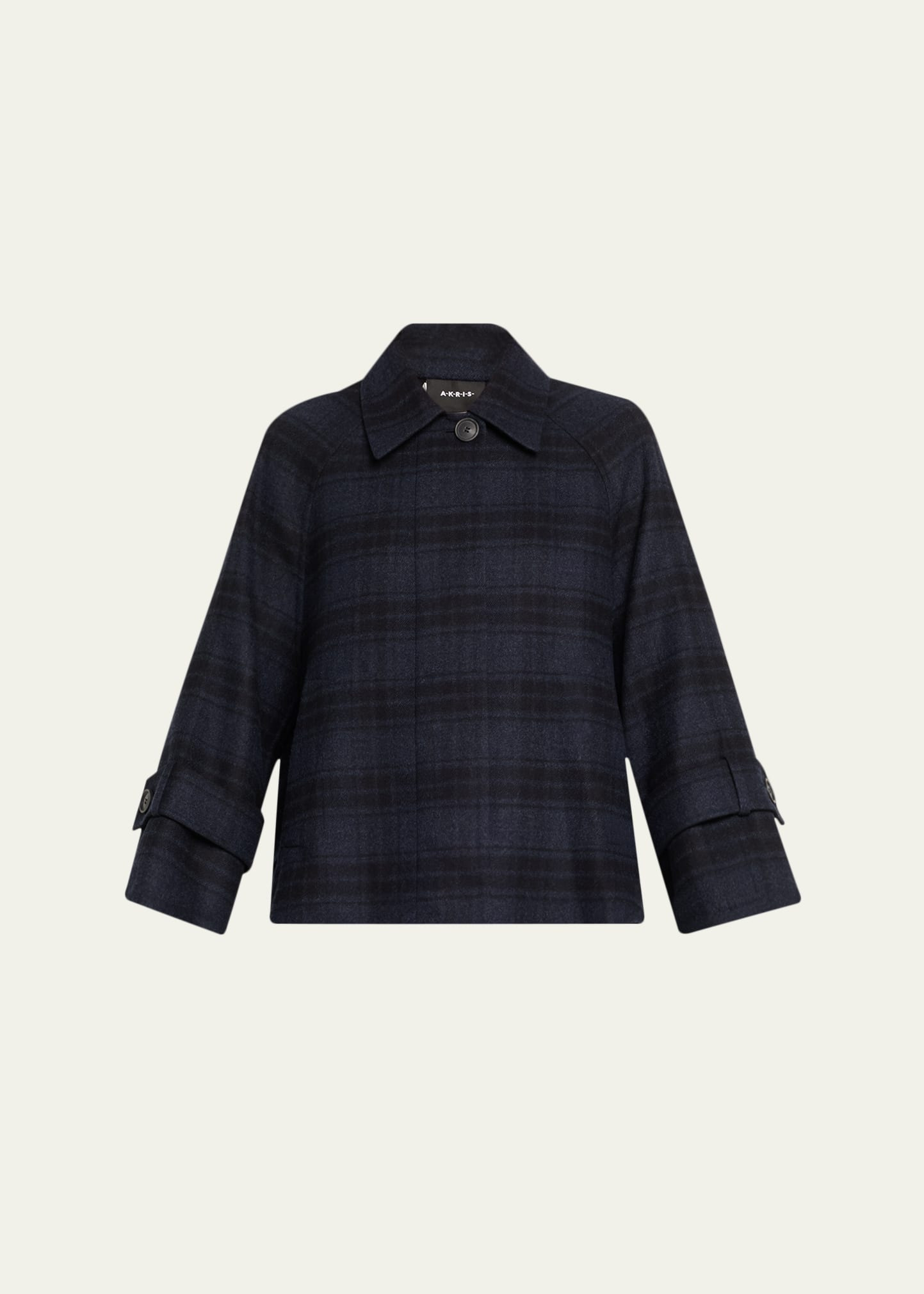 Alisa Check Wool Double Face Jacket - 1