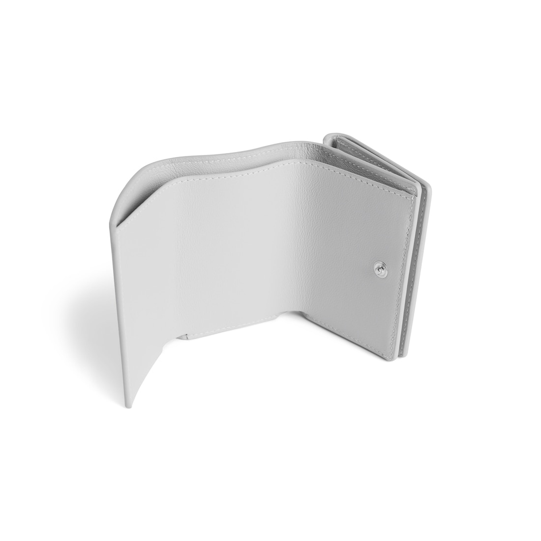 Women's Le City Mini Wallet in Light Grey - 3