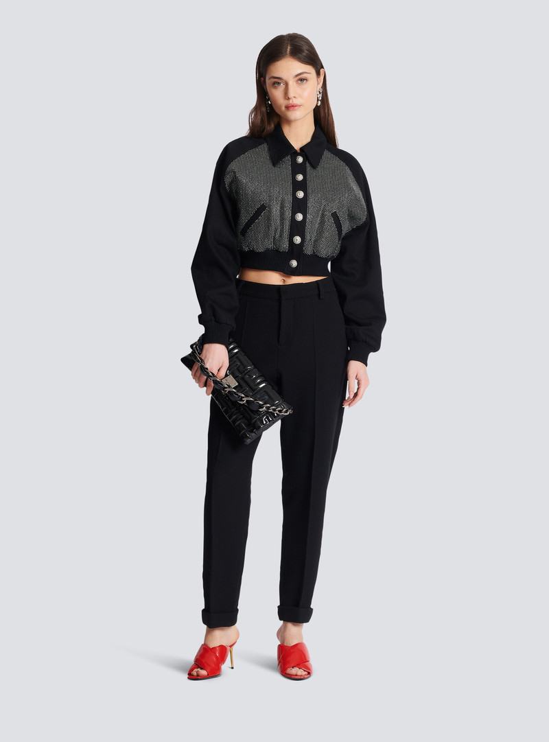 Balmain Crepe trousers outlook