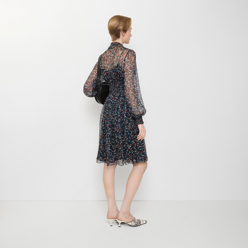 Ditsy Floral Silk Dress 3