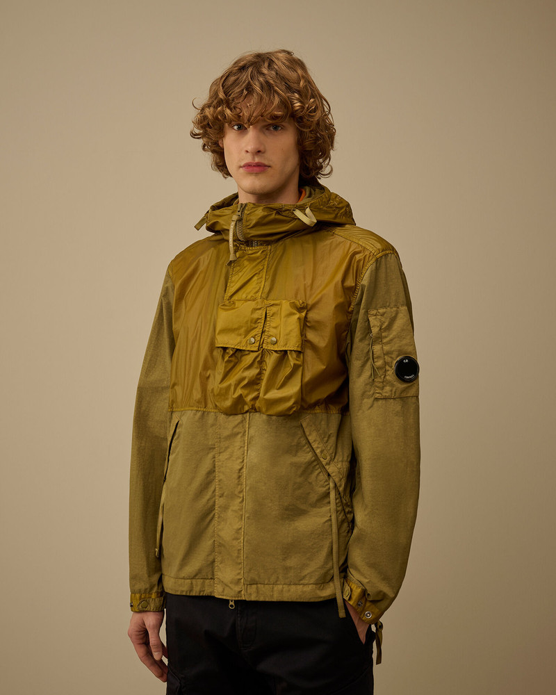 Flatt Nylon Mixed Hooded Lens Jacket 3