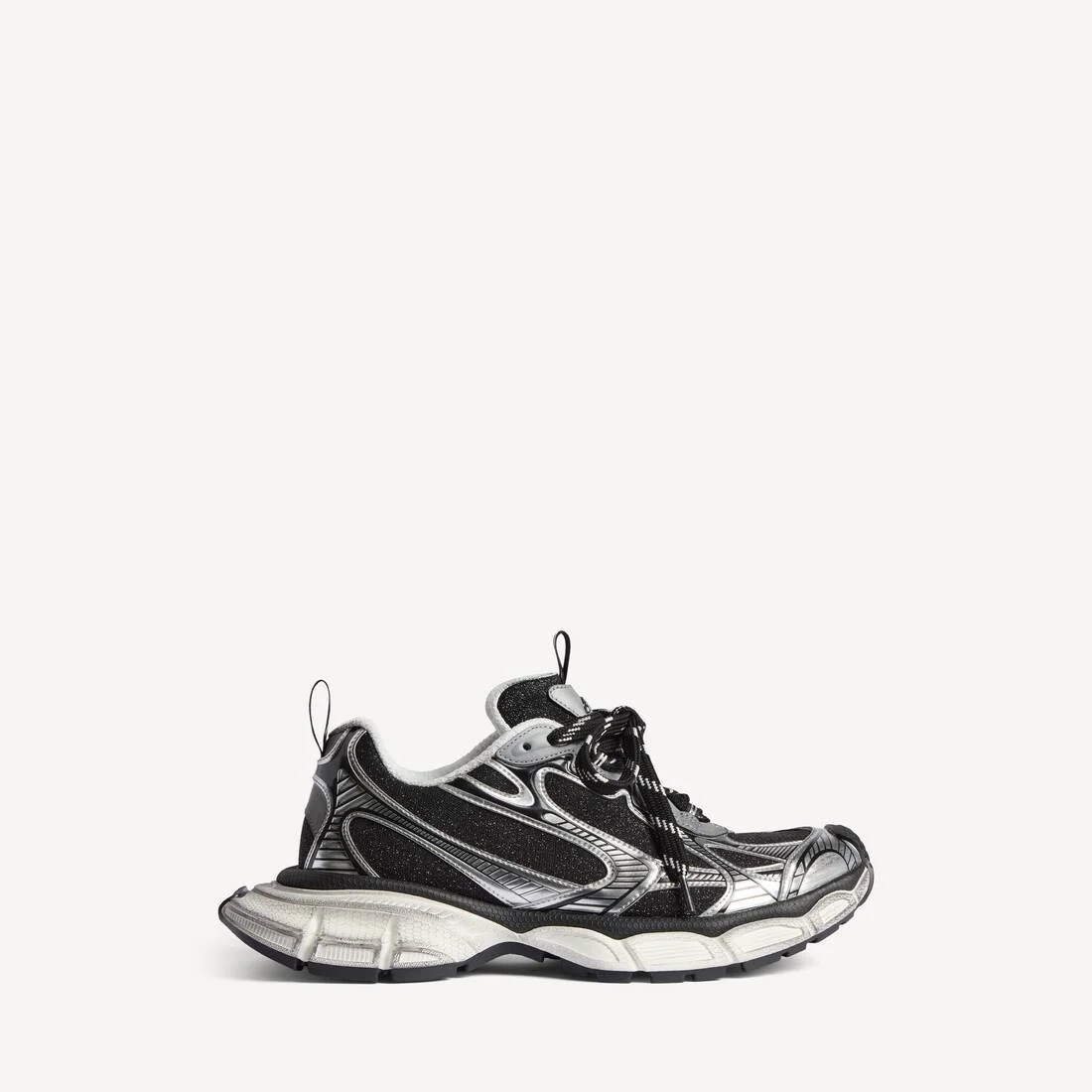 Women's 3xl Sneaker in Black/silver - 1