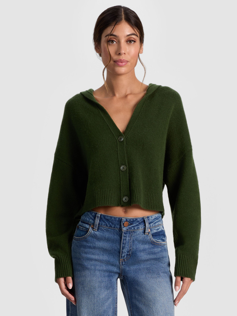 COREY HOODED CASHMERE CARDIGAN 2
