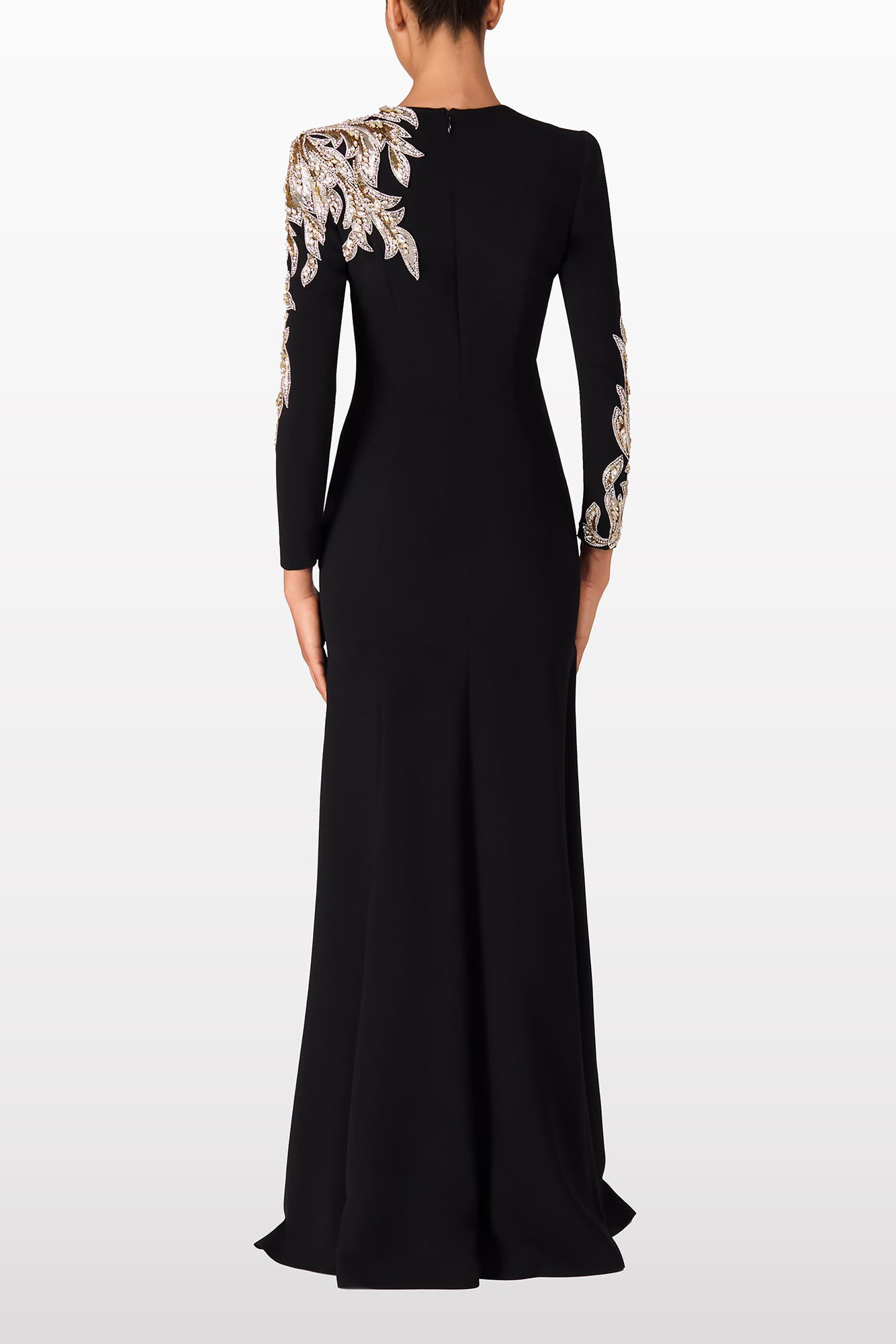 Jenny Packham Honor Sequin-Embellished Maxi Gown in Liquorice at Nordstrom - 3