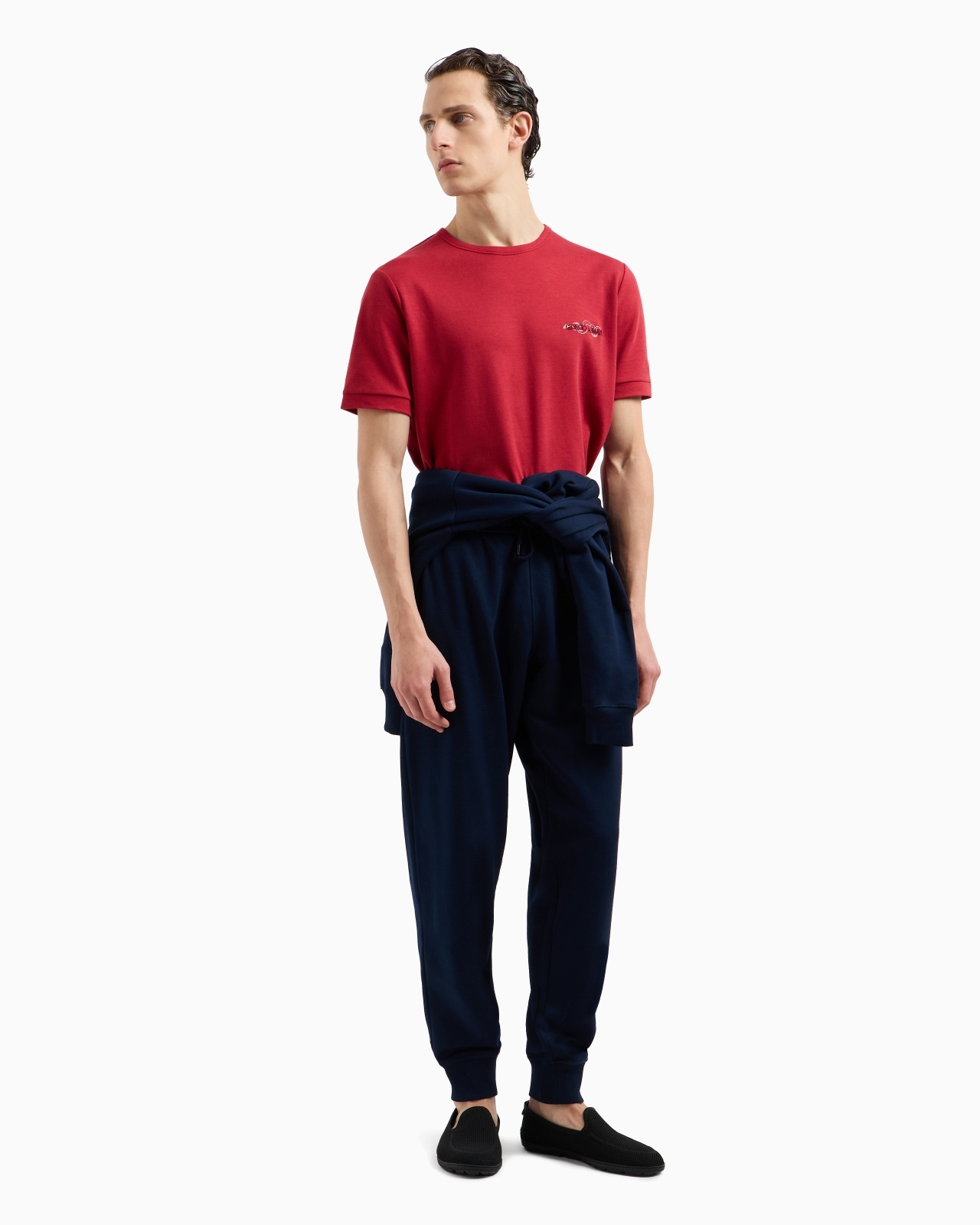 CHINESE NEW YEAR COLLECTION COTTON AND SILK CREW-NECK T-SHIRT - 4