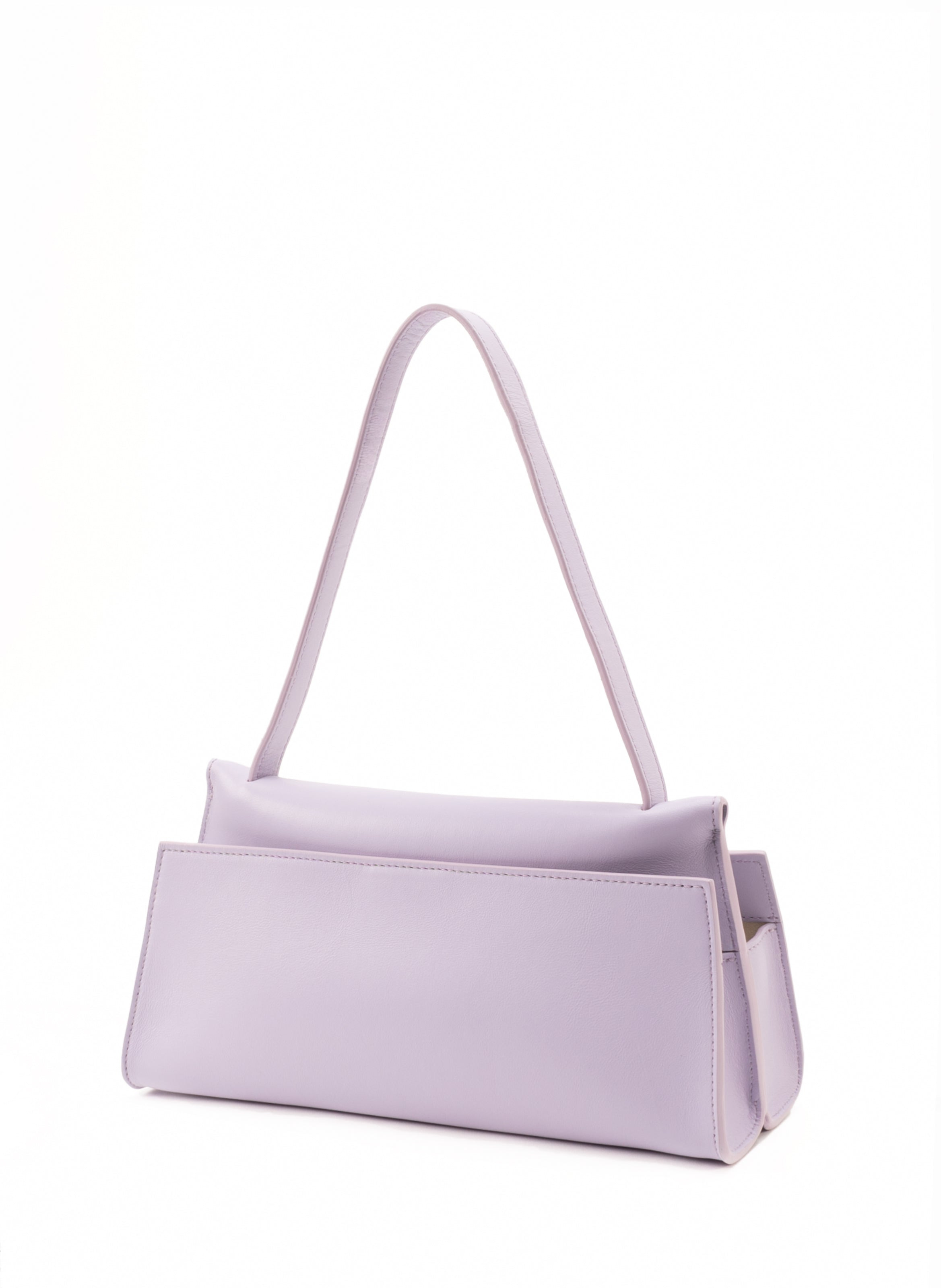 Long Papillon Leather Lilac - 3