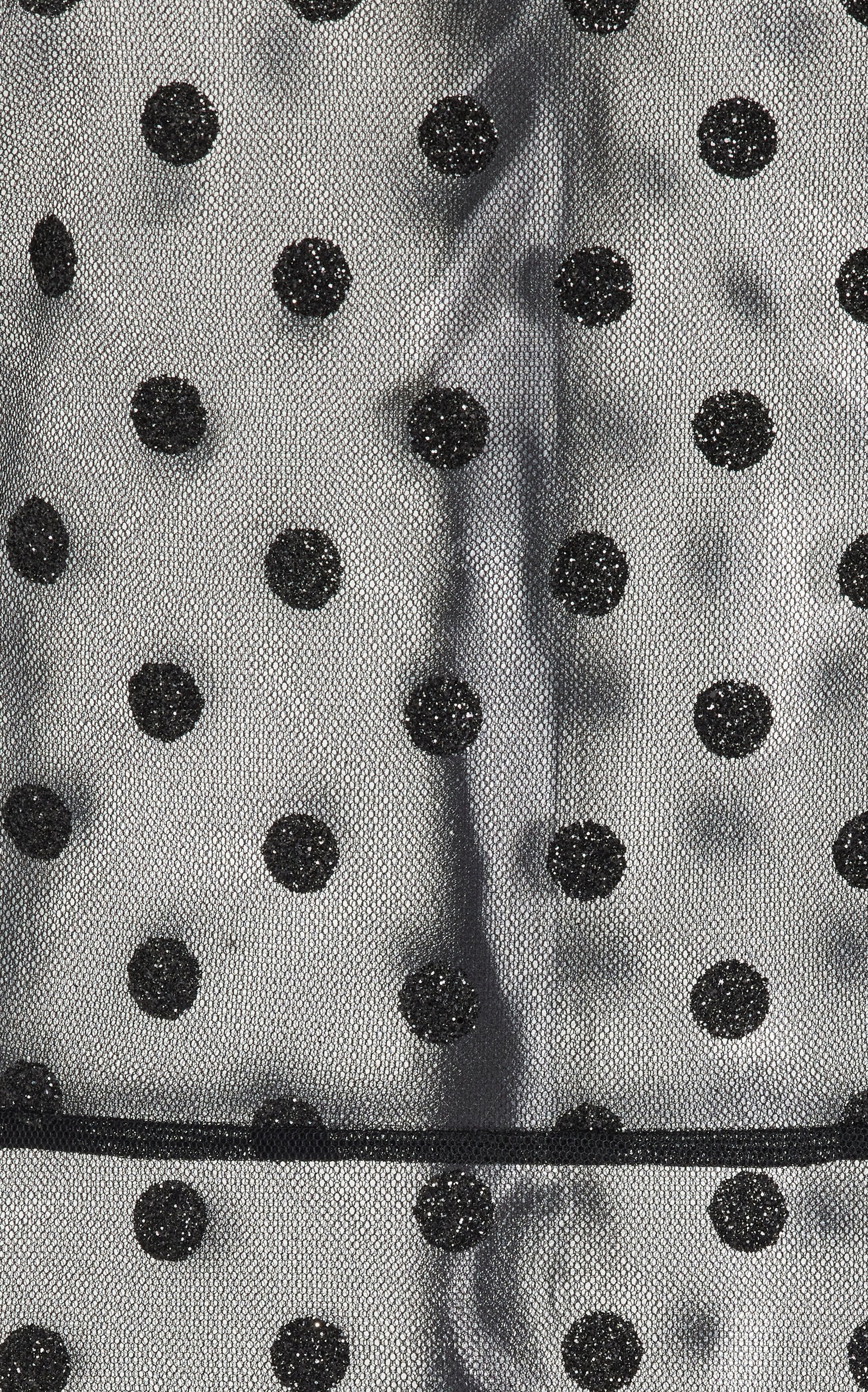 The Thank You Very Sweetly Polka-Dot Tulle Mini Dress black - 5