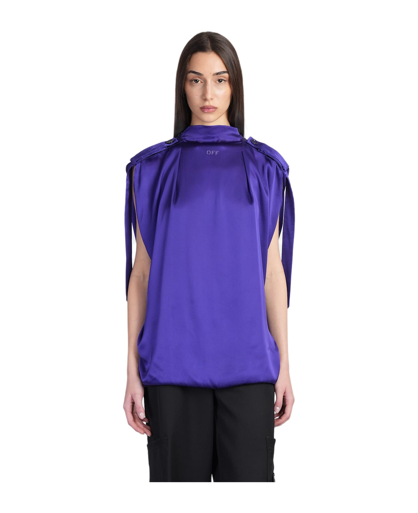 Topwear In Viola Acetate - 1