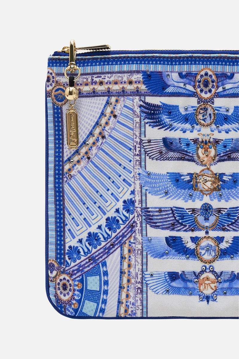 CAMILLA SMALL CANVAS CLUTCH outlook