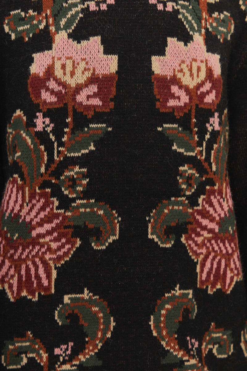 Black Ravenala Knit Mini Dress 5