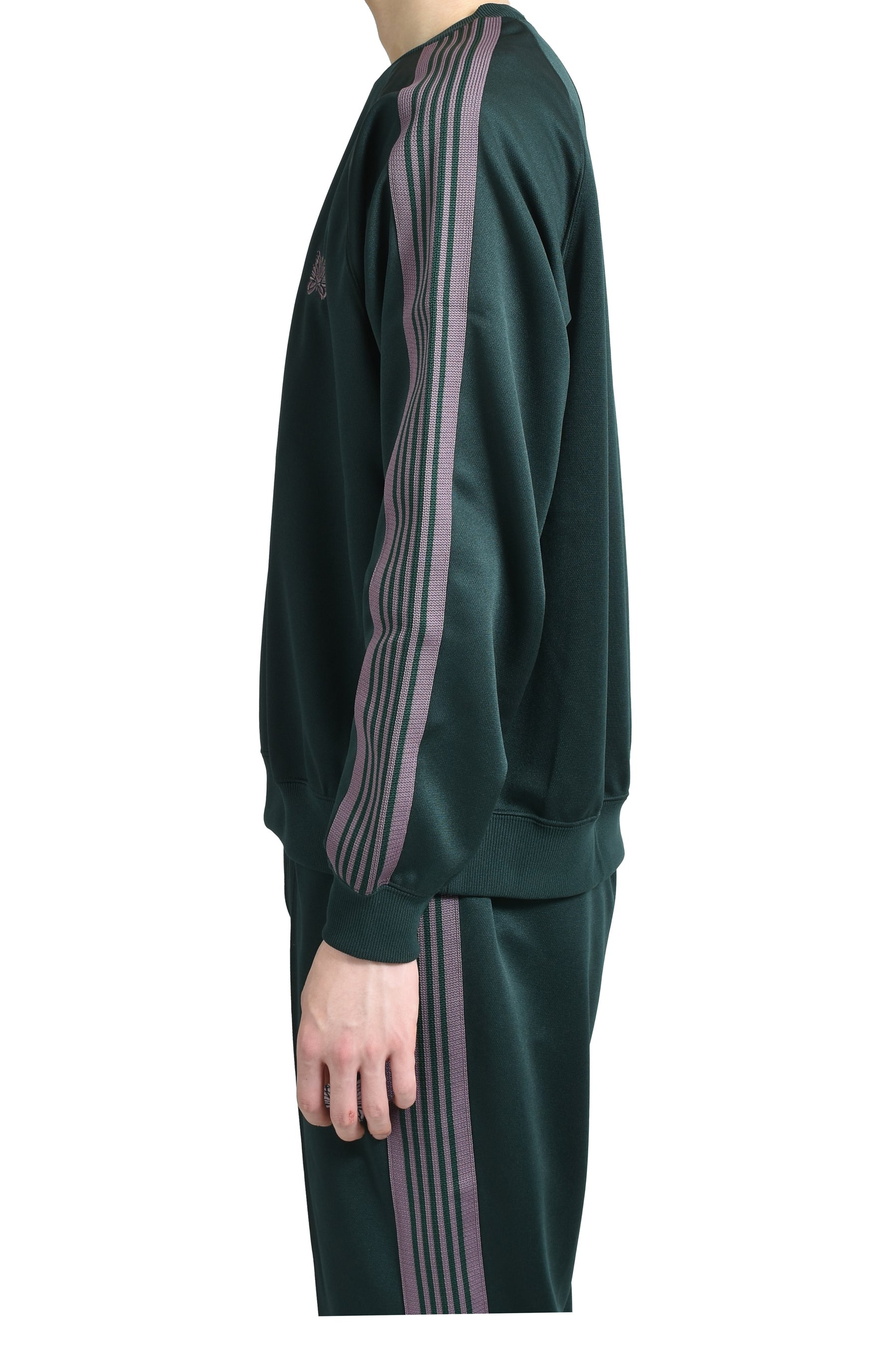 TRACK CREW NECK SHIRT - POLY SMOOTH / GRN - 3