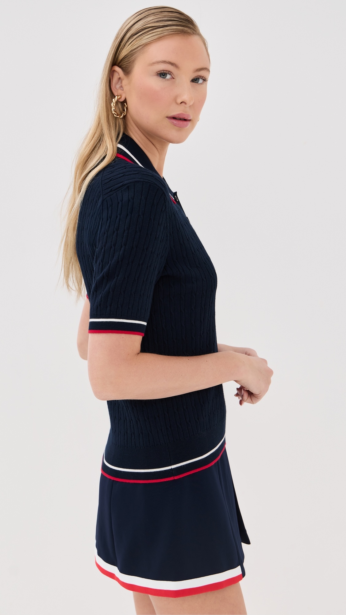 Serif Logo Mila Short Sleeves Polo - 3