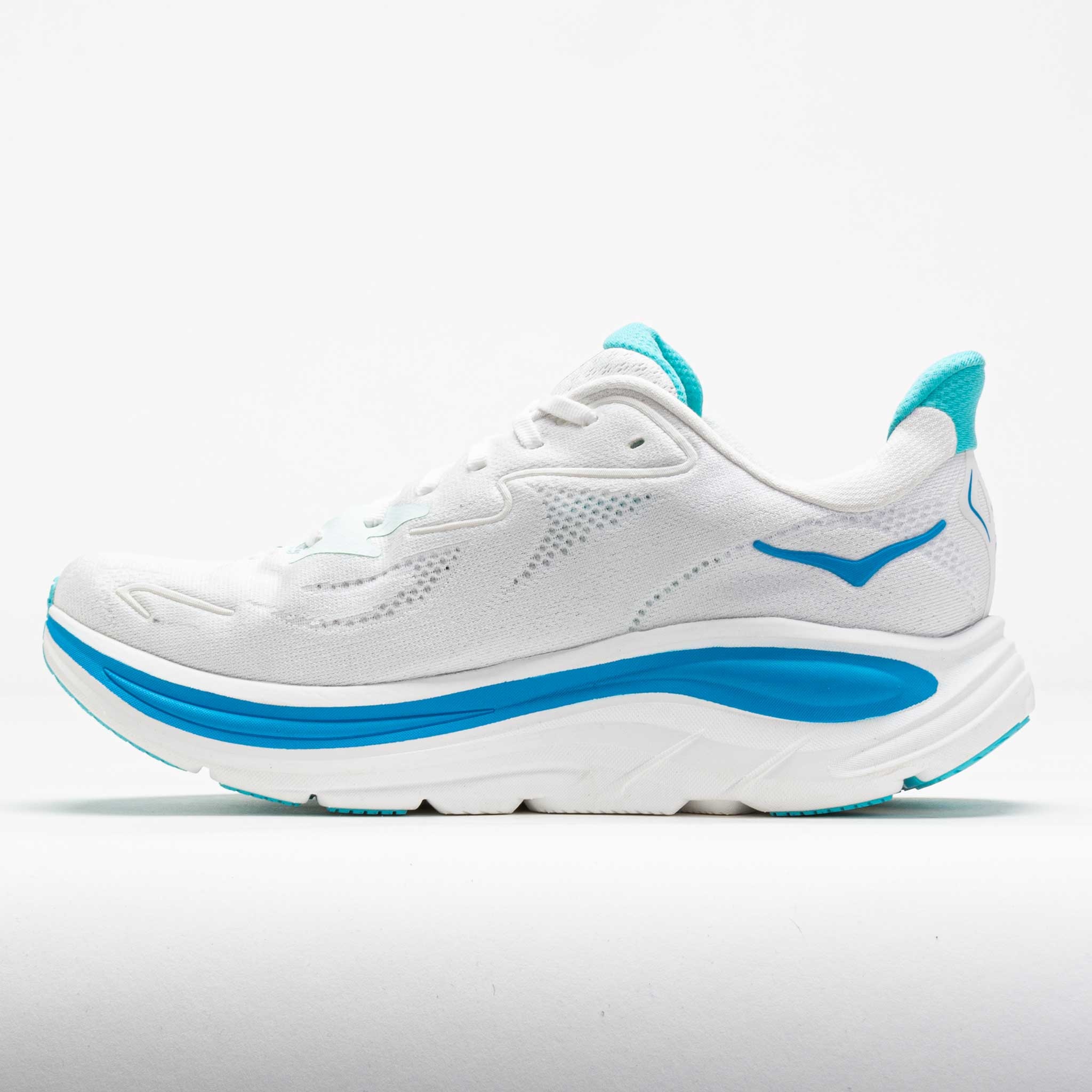 HOKA Clifton 10 Men's White/Skyward Blue - 2