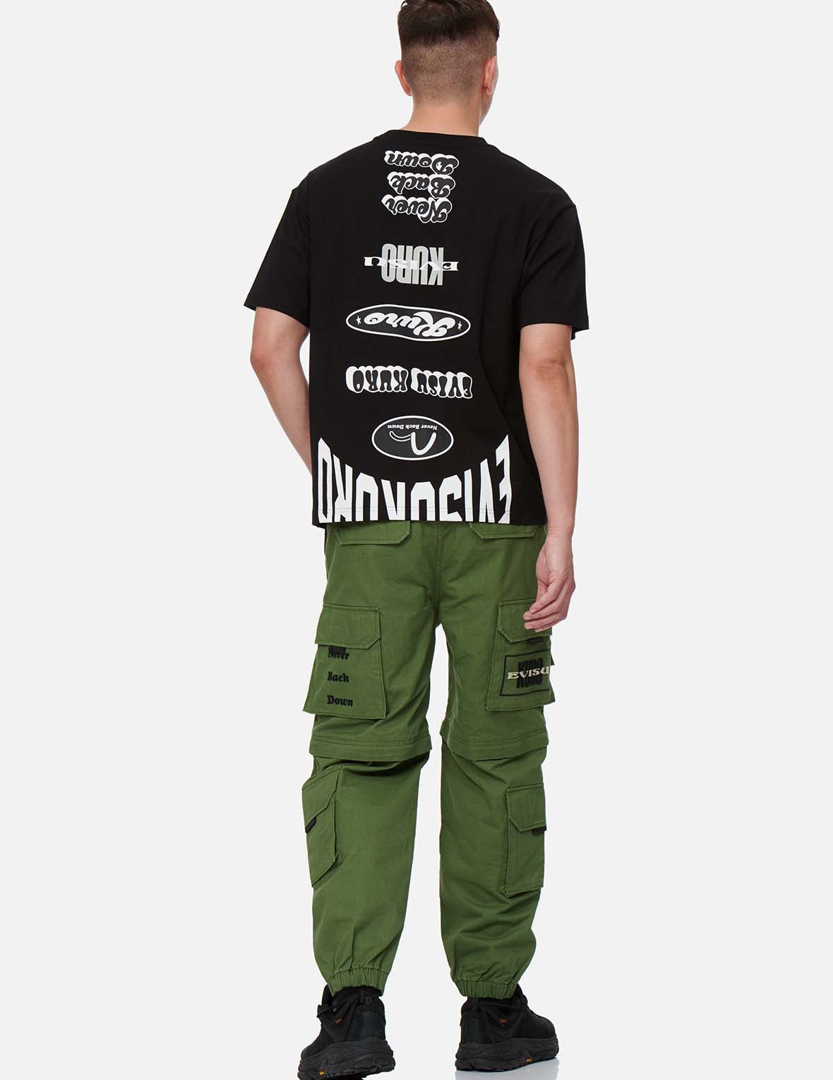 Pigment Washed Cargo Pants - 5