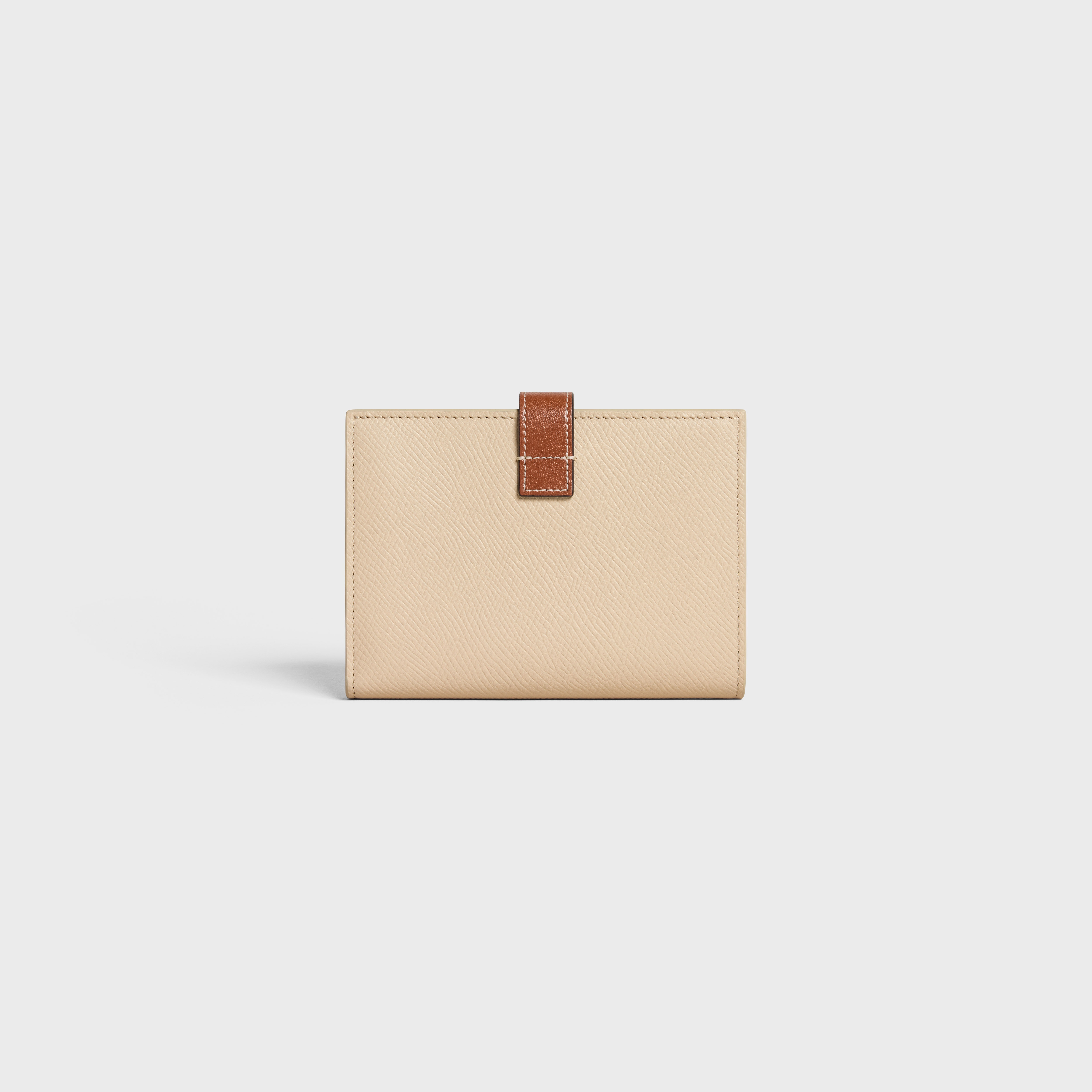 Medium strap wallet in Bicolour Grained Calfskin - 3