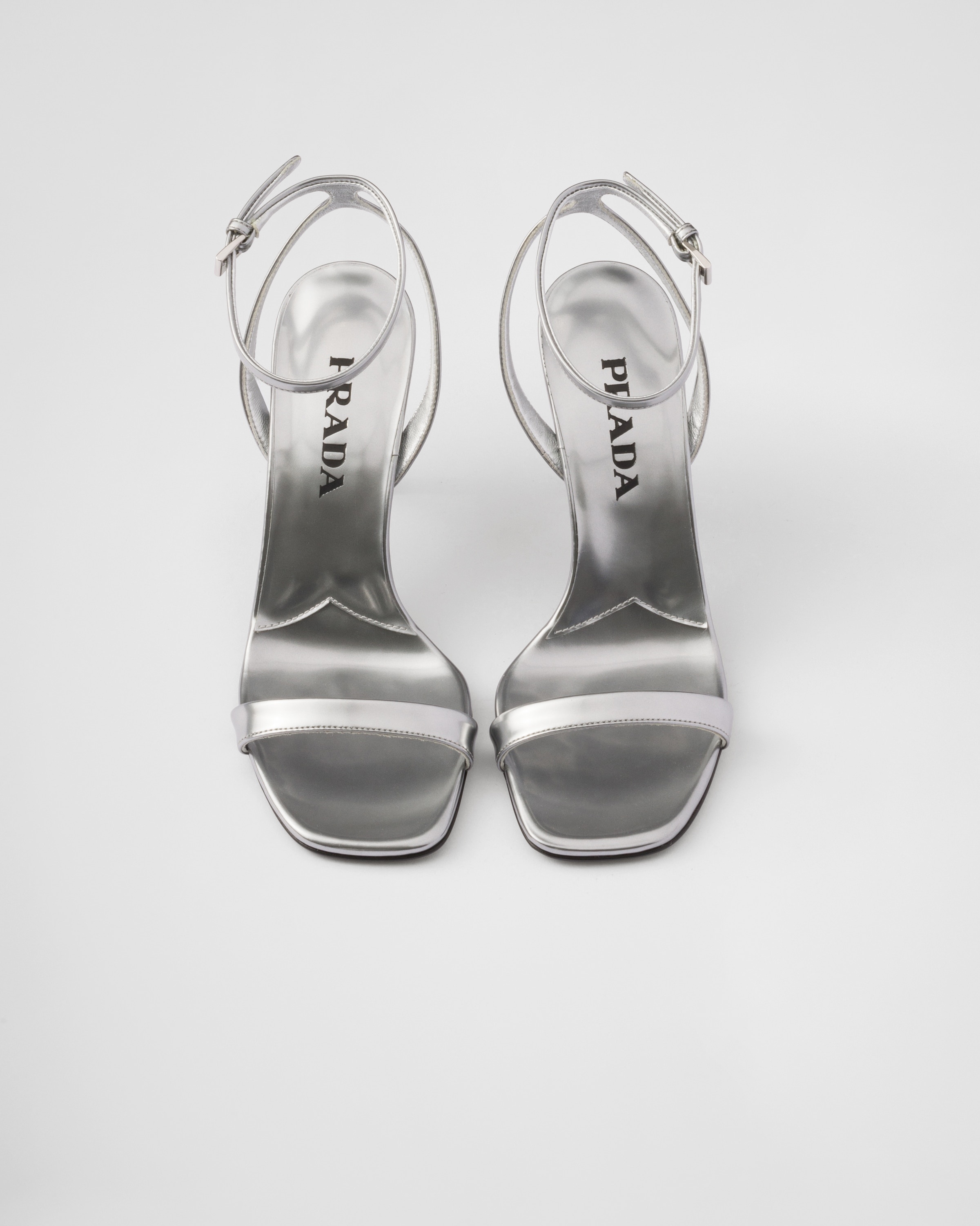 Metallic leather sandals - 3