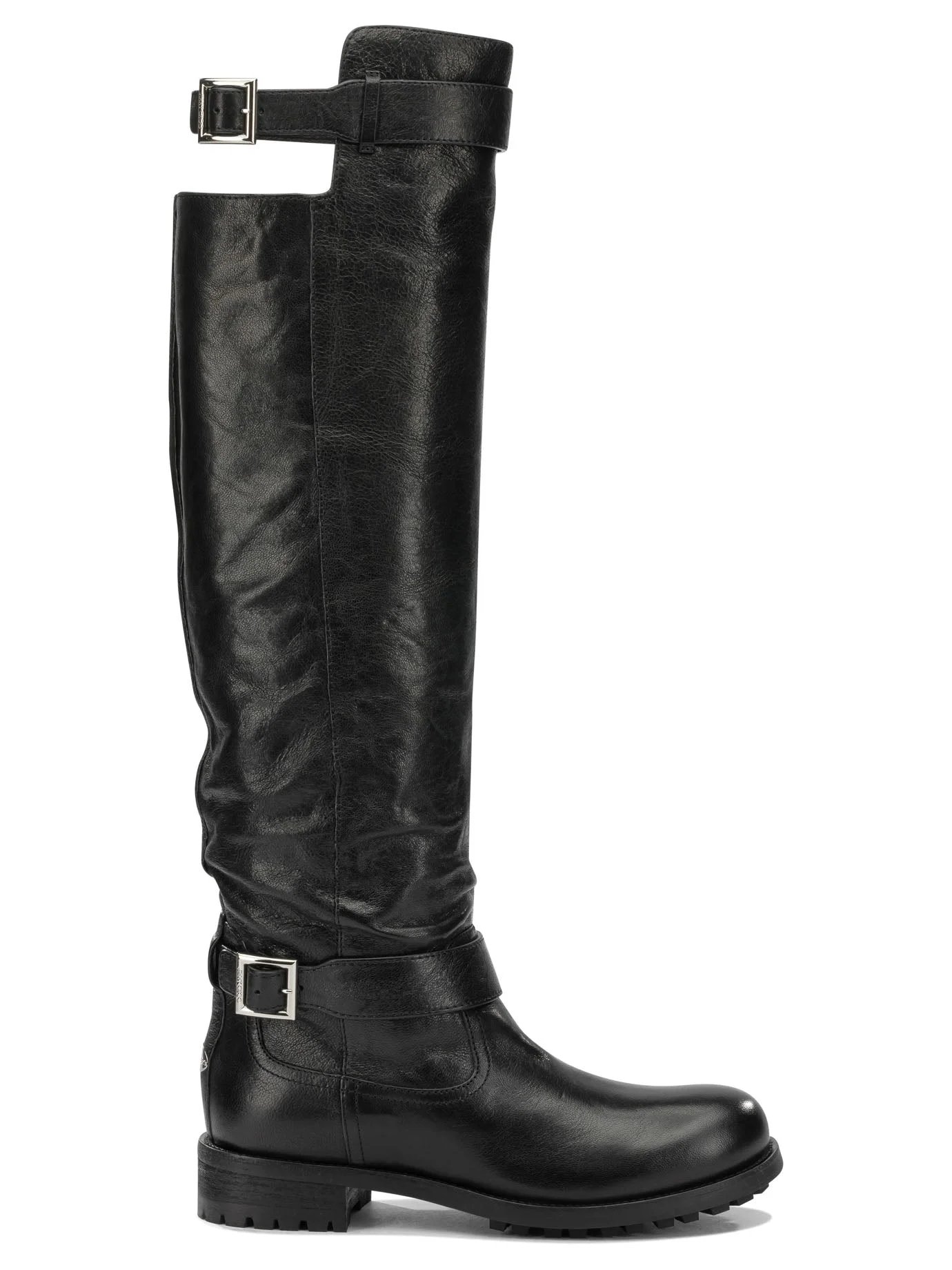Jimmy Choo Biker Knee-high Boots Black - 1