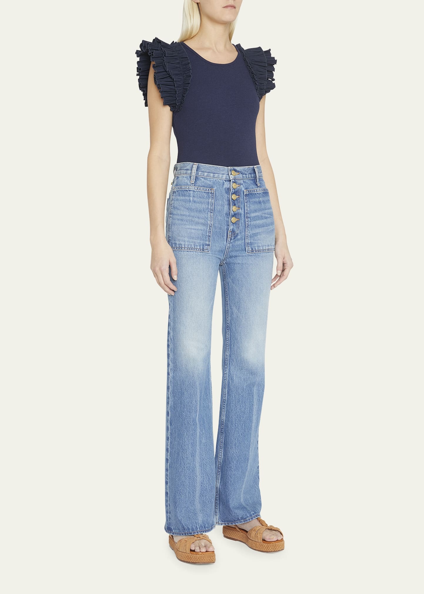 The Lou Denim Flare Jeans - 2