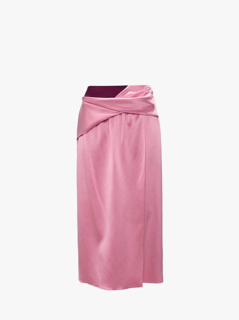 TWISTED MIDI SKIRT 1