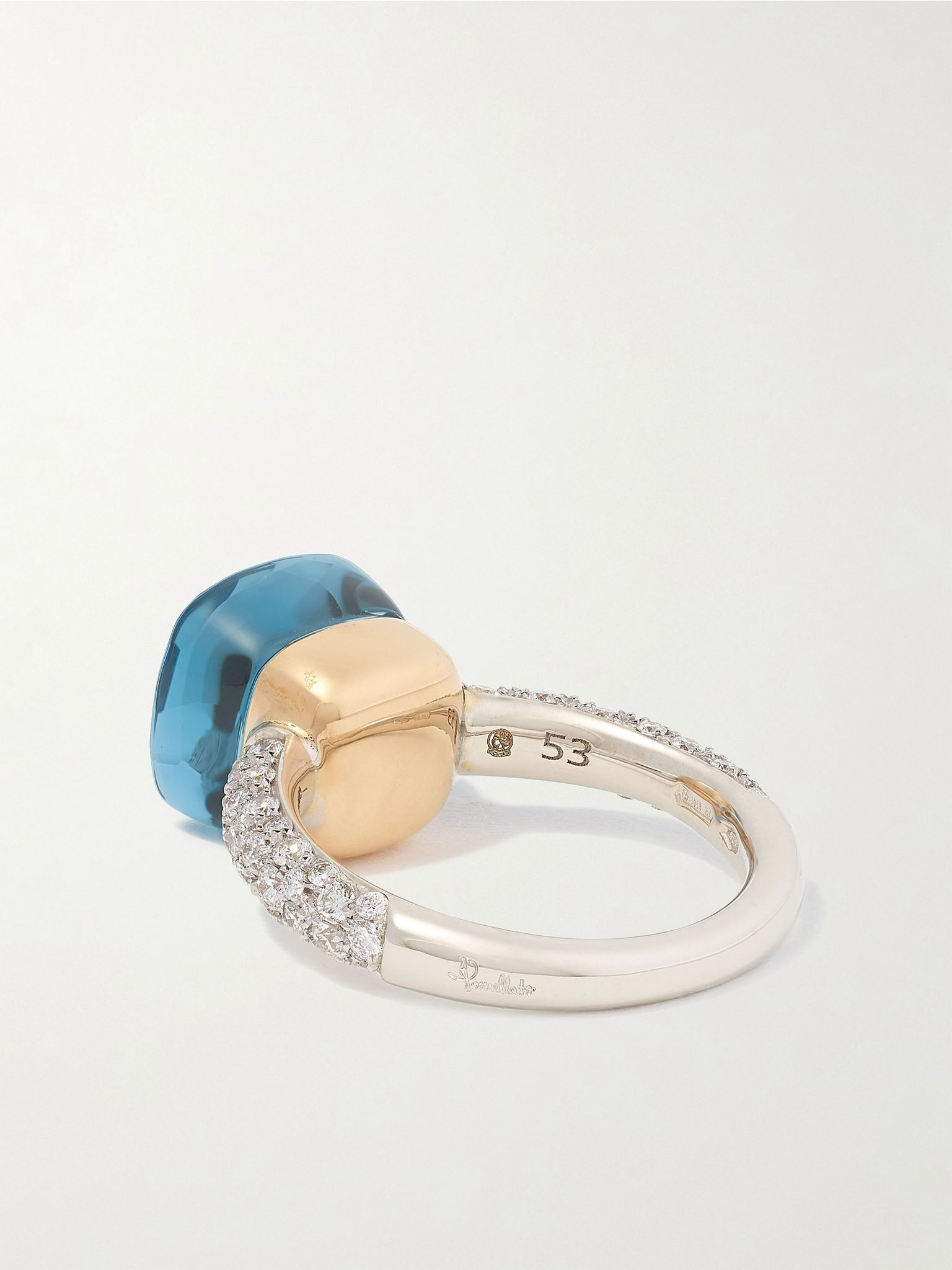 Nudo 18-karat white and rose gold multi-stone ring Gold - 3