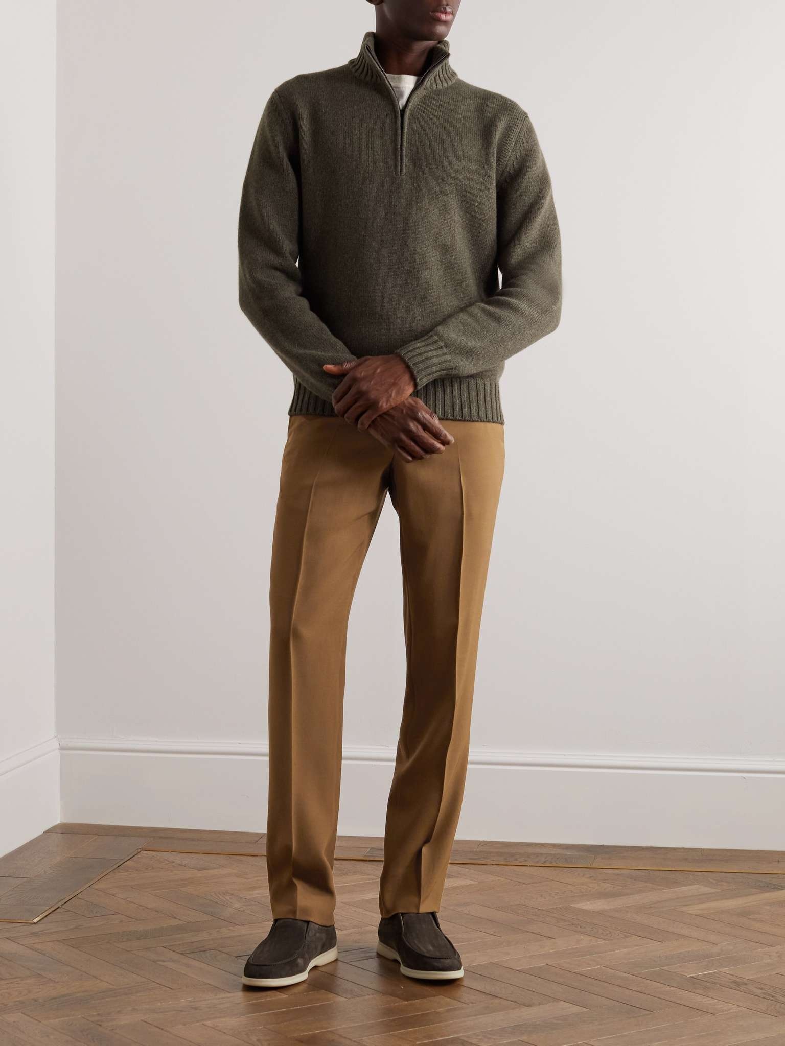 Doccio corduroy slim pants in brown - Loro Piana