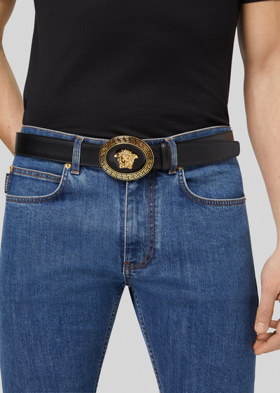 VERSACE Oval Medallion Vitello Belt outlook