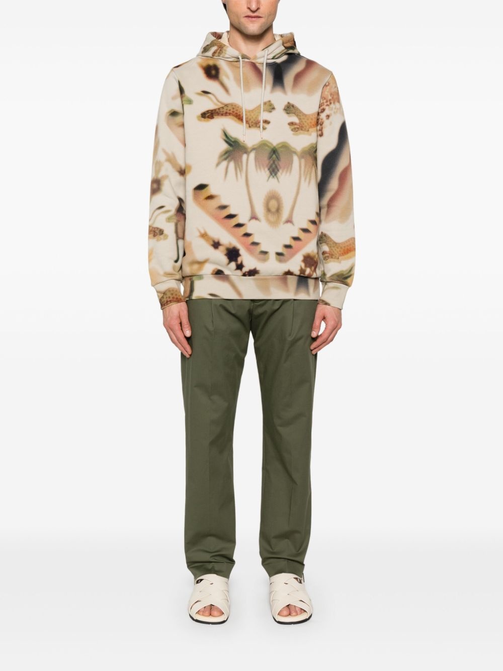 graphic-print hoodie - 2