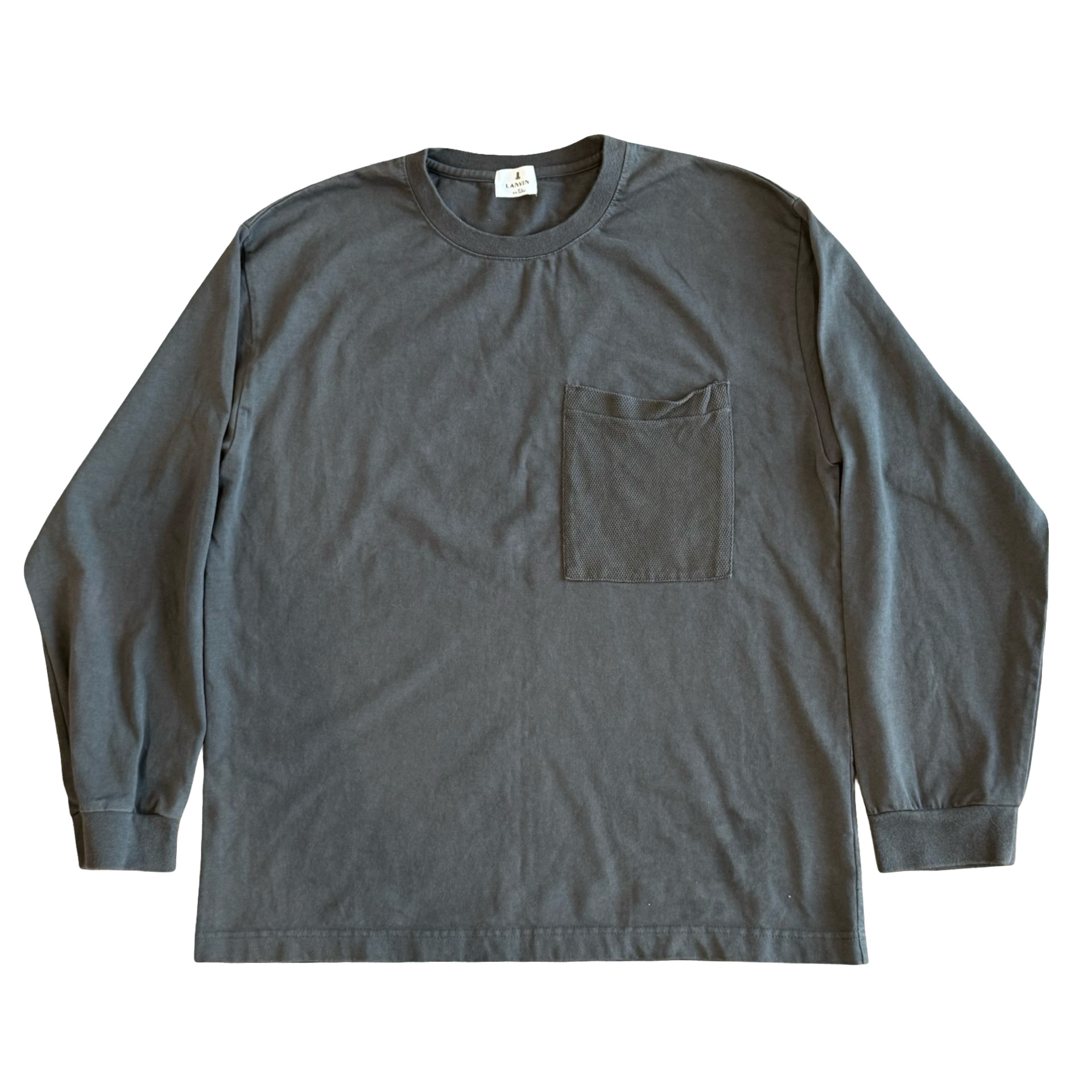 Lanvin Olive Pocket L/S Sz 48 - 1