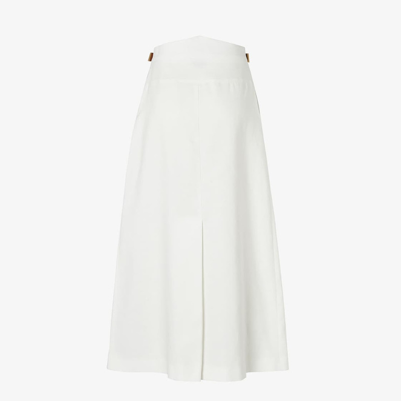 Skirt White linen and cotton skirt 2