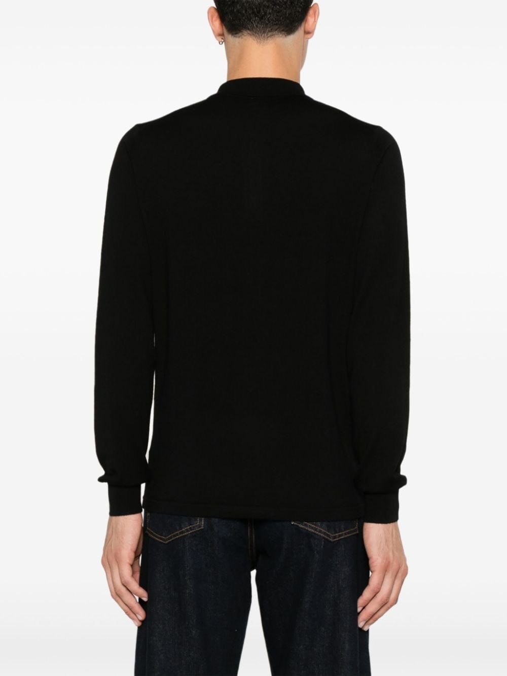 wool polo shirt - 4