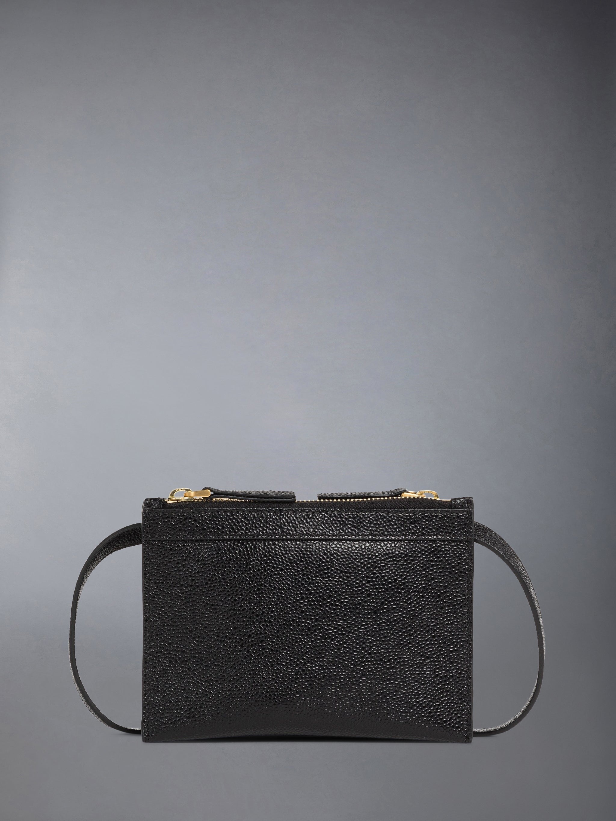 PEBBLE GRAIN MINI DOUBLE DOCUMENT HOLDER CROSSBODY - 3