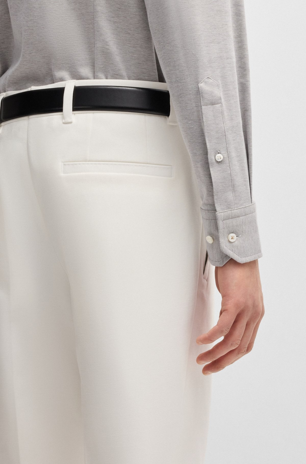 SLIM-FIT SHIRT IN A STRETCH-COTTON - 6