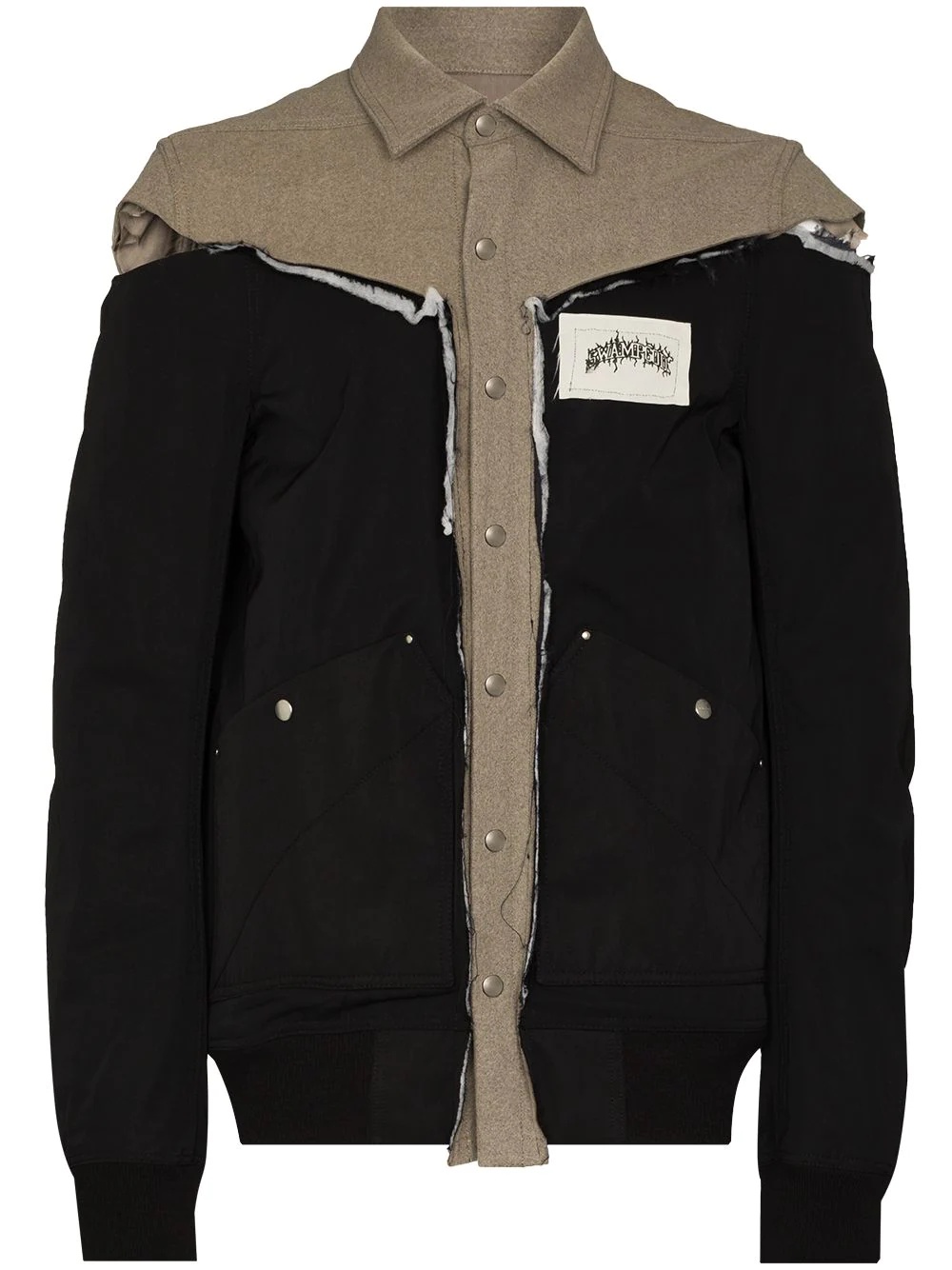 x Swampgod Flight panelled bomber jacket - 1