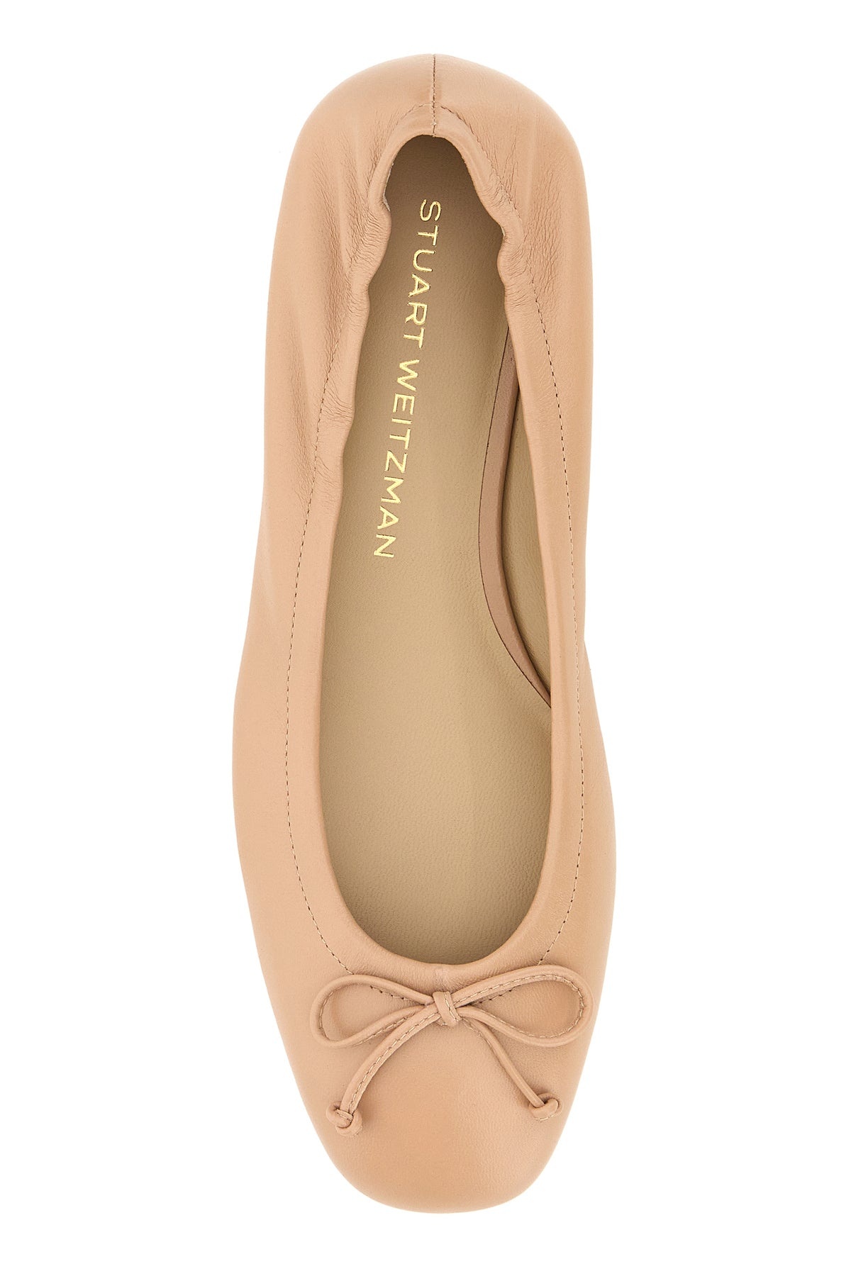 Powder pink leather Bria ballerinas - 4