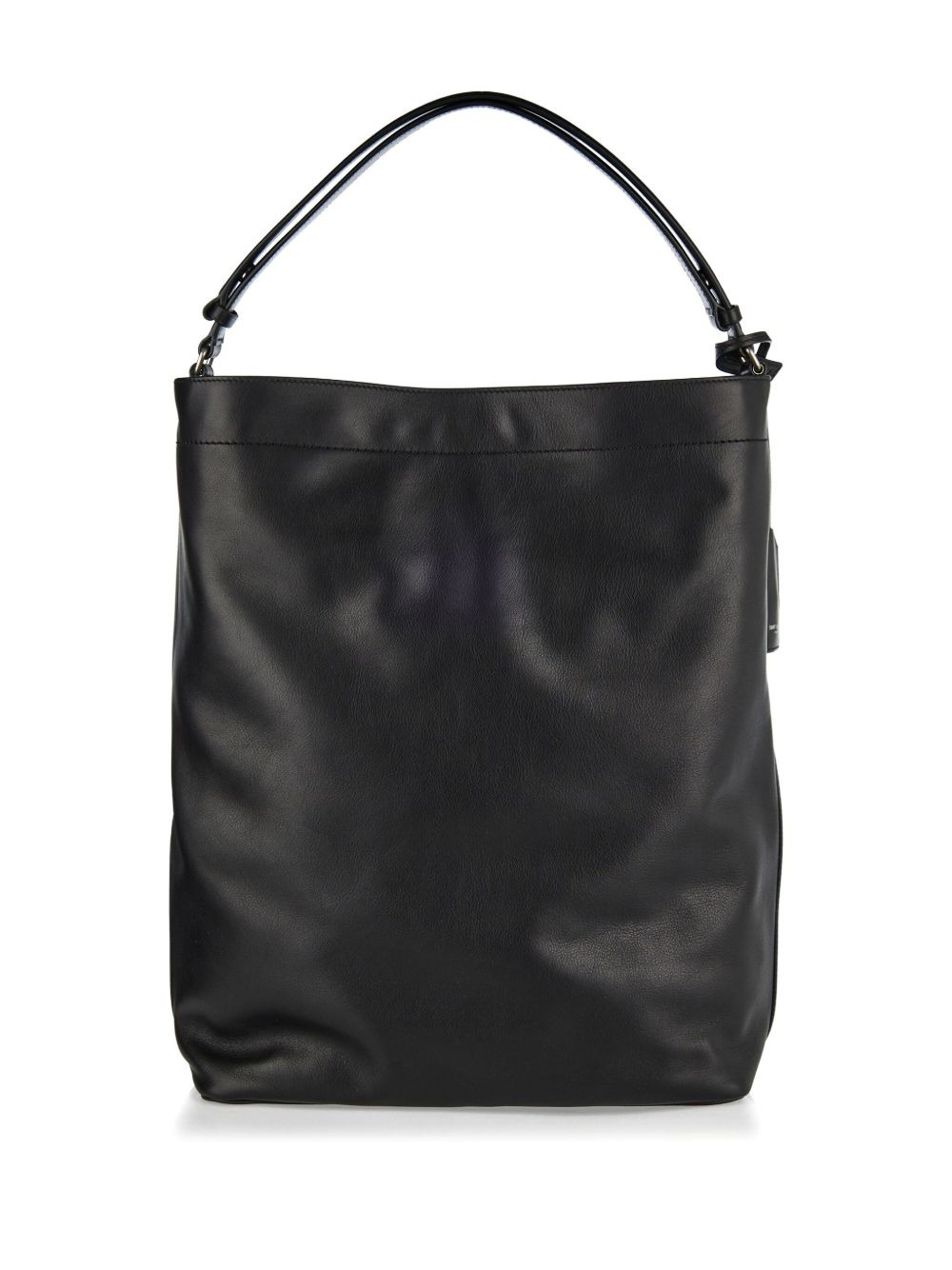 leather zip-detail tote bag - 2