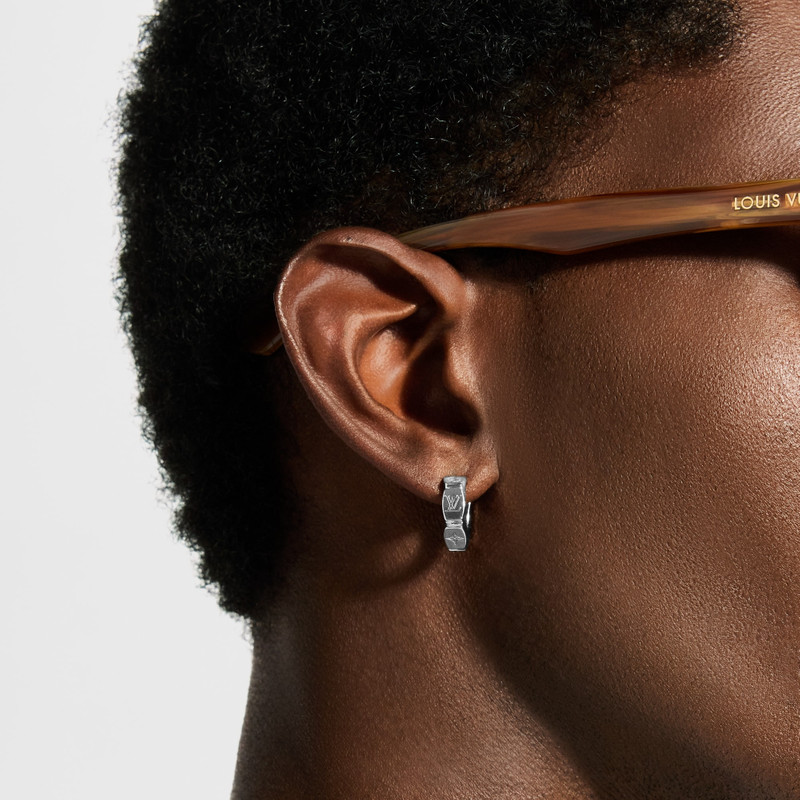 LV Monogram Lovers Chain Earring 5