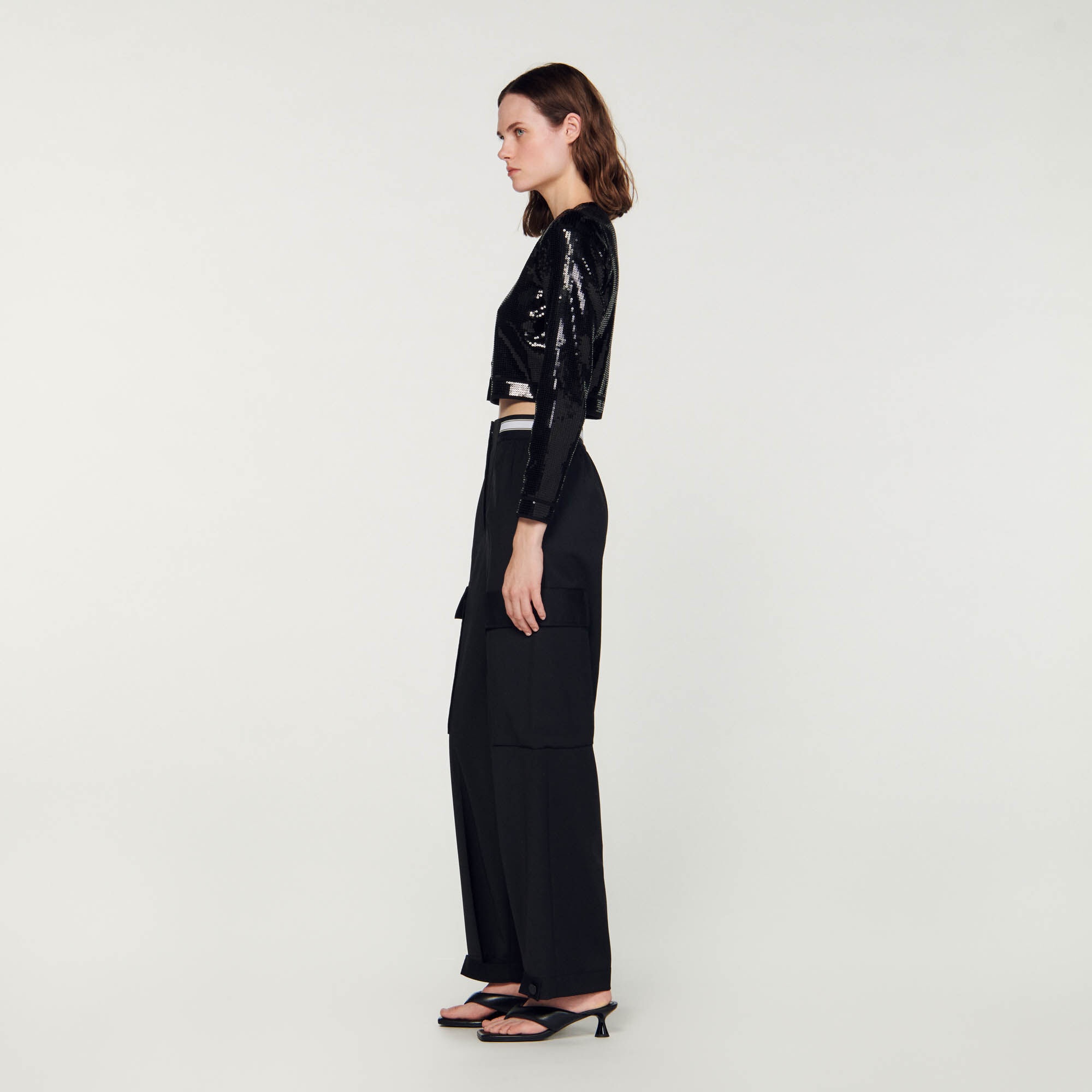 WIDE-LEG CARGO PANTS - 7