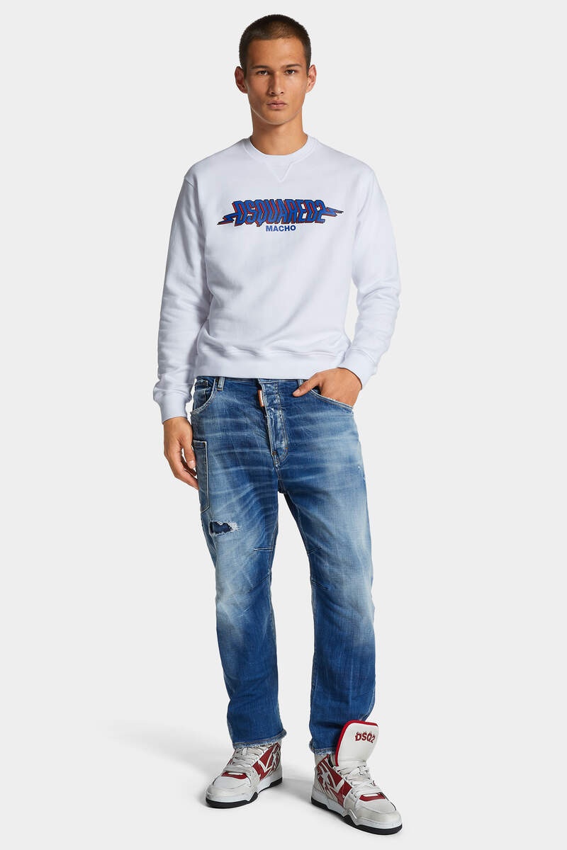 WASH COOL FIT CREWNECK MACHO SWEATSHIRT - 5