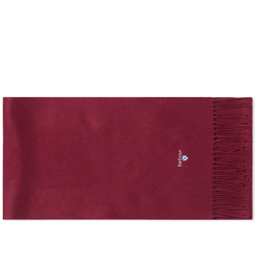 Barbour Plain Lambswool Scarf - 1