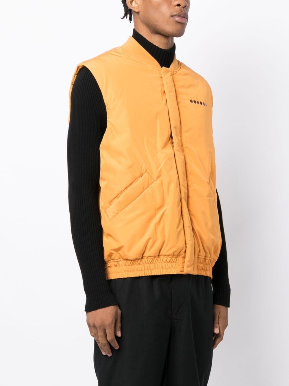 County Sugar logo-print padded gilet - 3