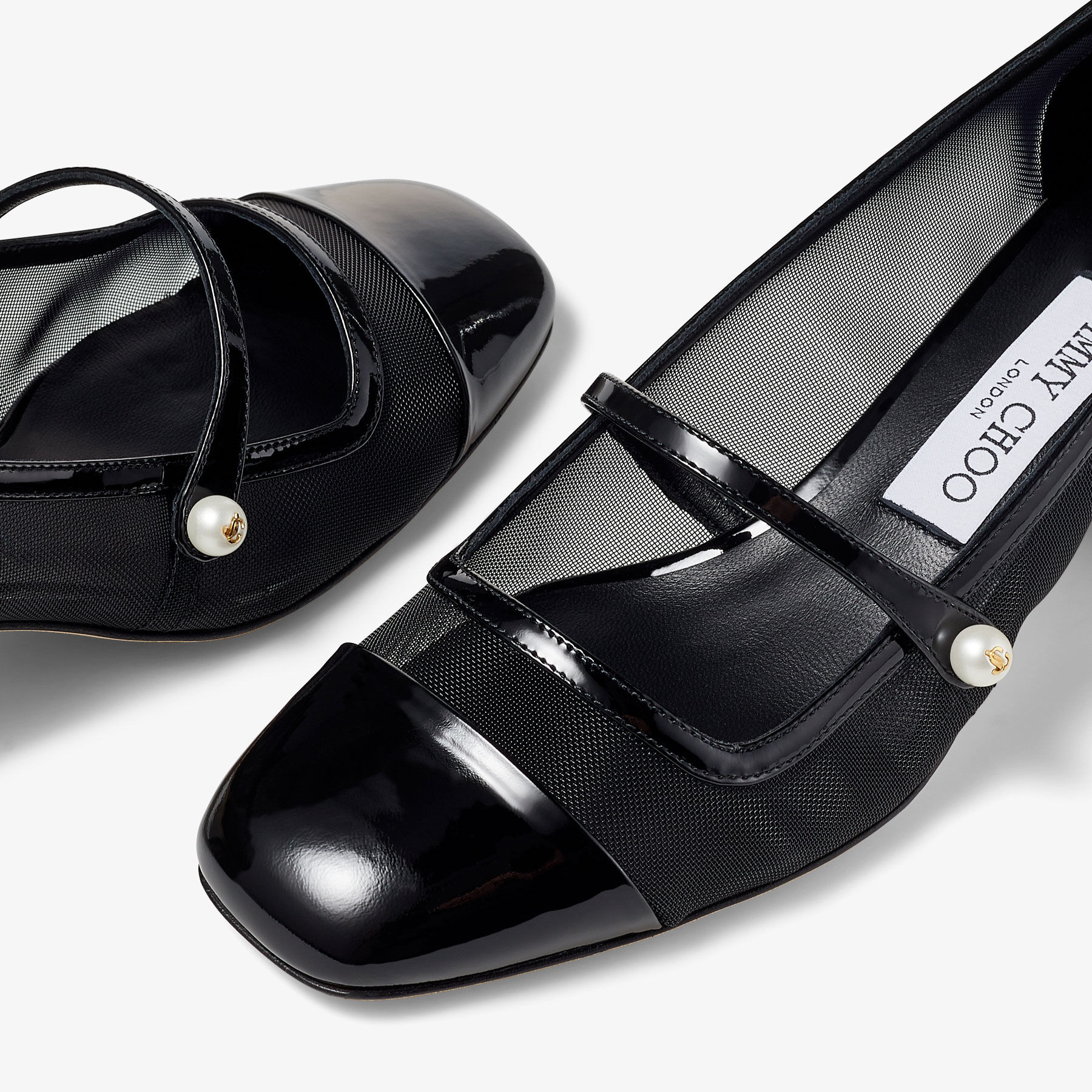 Elisa 45
Black Patent and Mesh Pumps - 3
