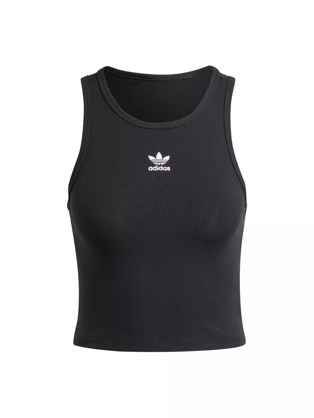 Originals Essentials Ribbed Tank Top-Black - 6