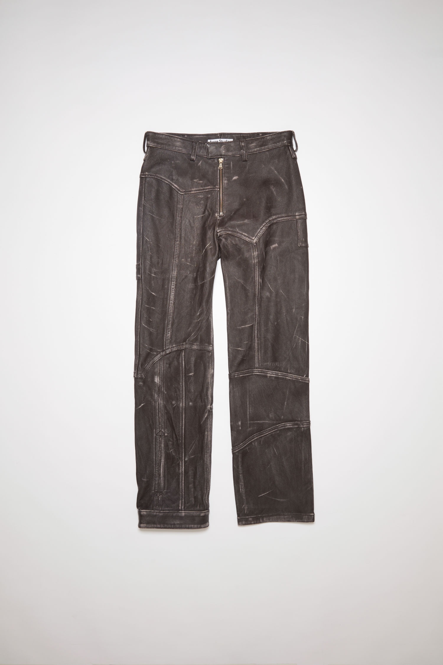 Leather trousers - Black - 5