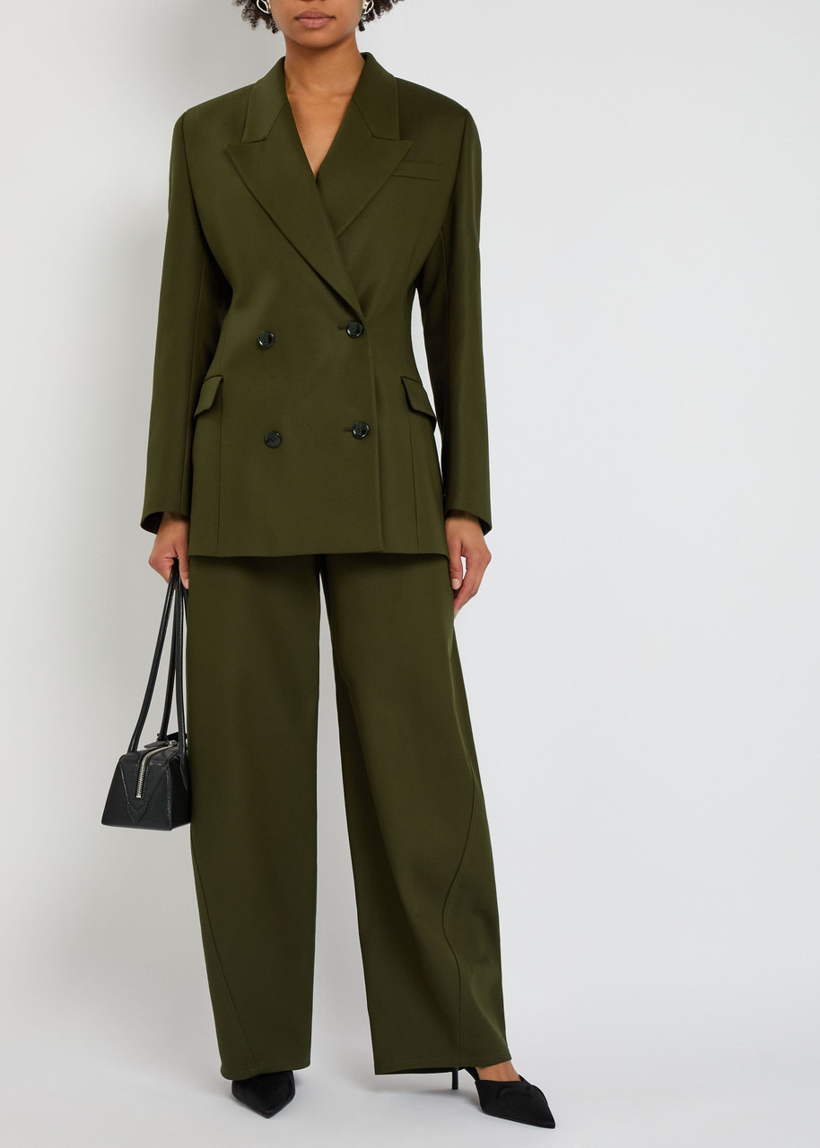 Alaïa Double-breasted Cotton Blazer - 4