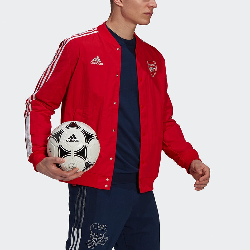 adidas Afc Cny Bomber Series Arsenal Soccer/Football Sports Jacket Red GU6959 - 4