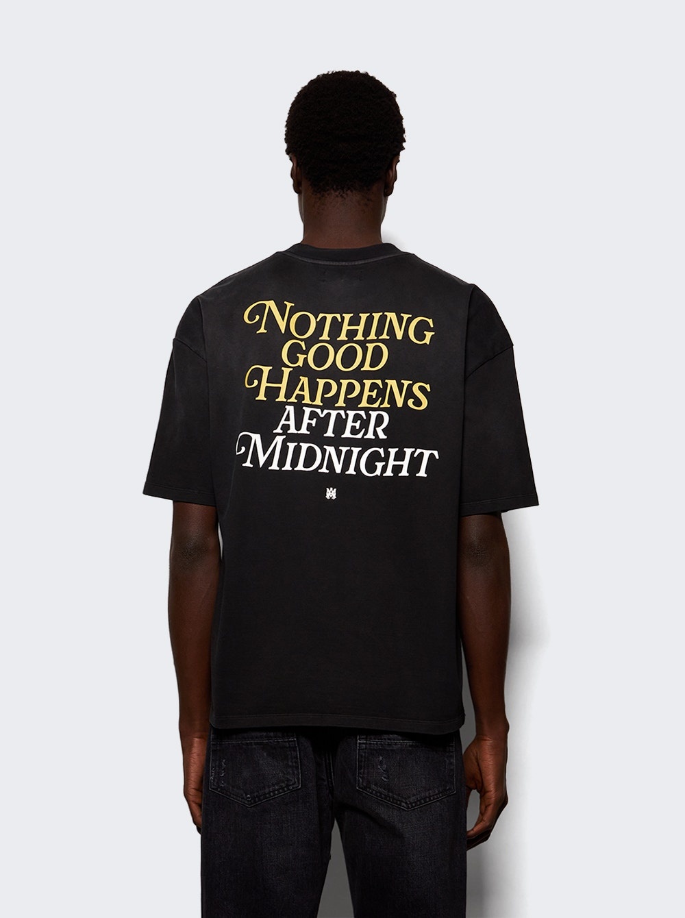 Nights Oversized Tee Black - 4