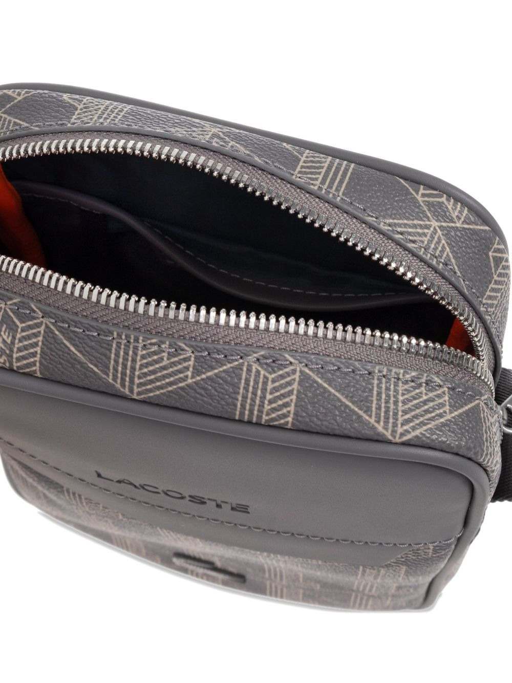 geometric-pattern messenger bag - 4
