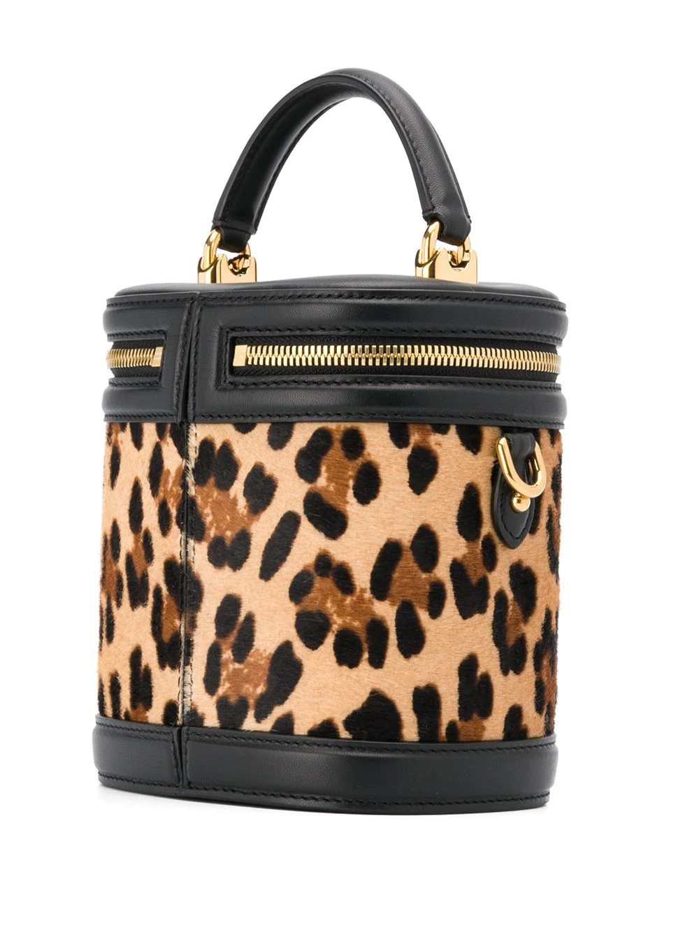 round leopard-effect tote - 3