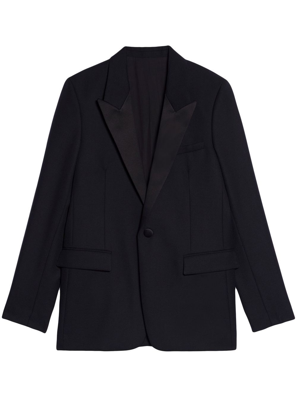 single-breasted tailored blazer - 1