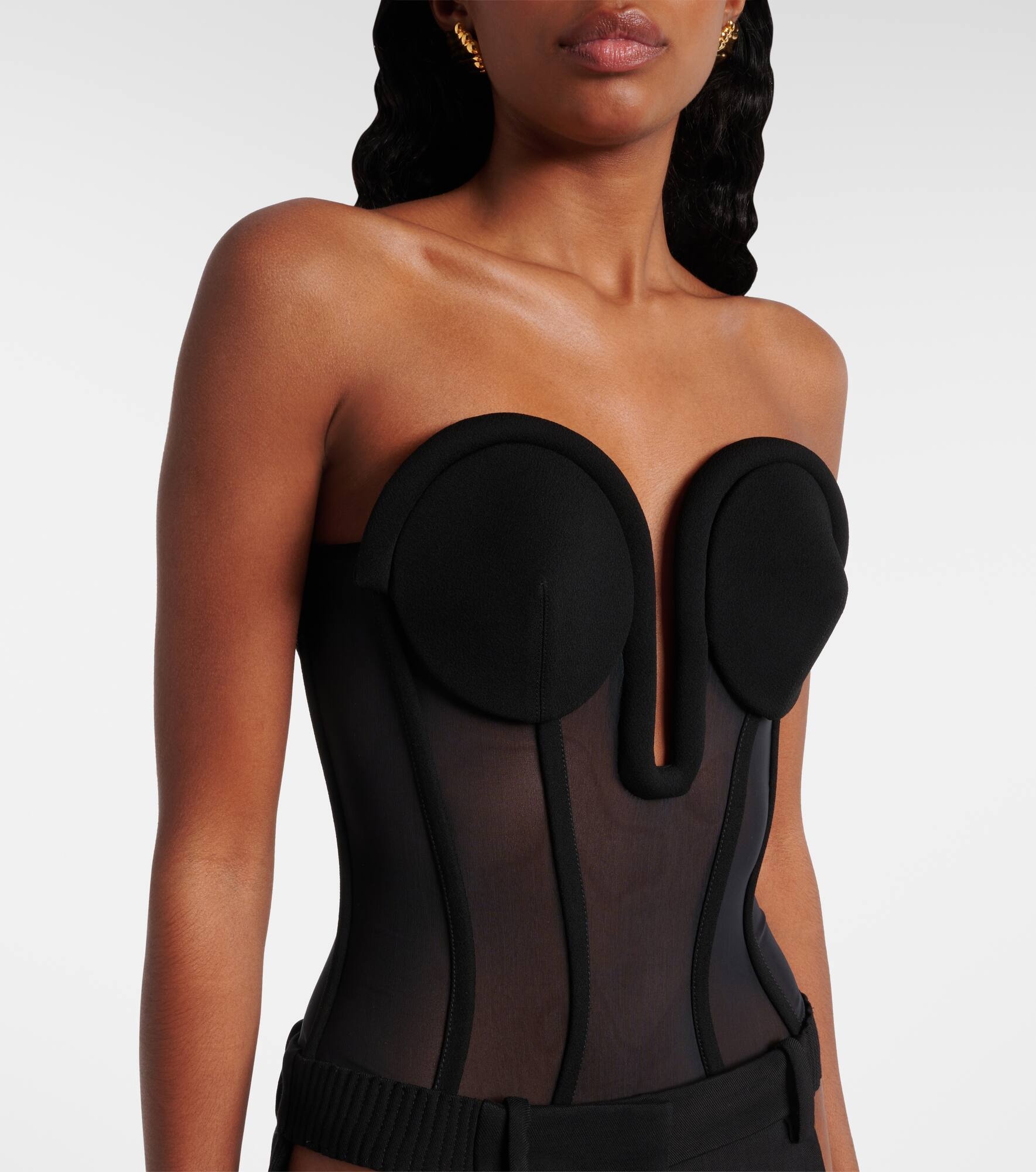 Mesh corset bodysuit - 5